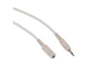 Pearstone Stereo Mini Male to Stereo Mini Female Extension Cable White 1.5