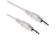 Pearstone Stereo Mini Male to Stereo Mini Male Cable White 3