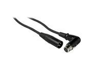 Pearstone PM Series XLR M to Angled XLR F Professional Microphone Cable 1.5 0.46 m