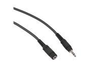 Pearstone Stereo Mini Male to Stereo Mini Female Extension Cable Black 10