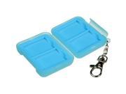 Ruggard Memory Card Case for 4 SD Cards Light Blue