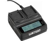Watson Duo LCD Charger with 2 NB 6L NB 6LH or DMW BCM13 Battery Plates
