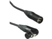 Kopul Premium Performance 3000 Series XLR M to Angled XLR F Microphone Cable 10 3.0 m Black