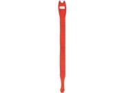 Pearstone 0.5 x 12 Touch Fastener Straps Red 10 Pack