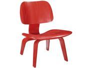 Fathom Lounge Chair in Red