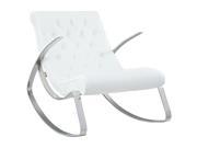 Canoe Rocking Chair in White