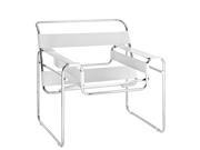 Slingy Lounge Chair in White