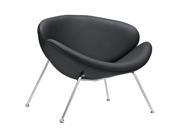 Nutshell Lounge Chair in Black