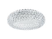 Halo 26 Ceiling Fixture in Clear