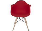 Pyramid Dining Armchair in Red