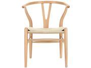 Amish Dining Wood Armchair in Natural