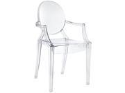 Philippe Starck Style Louis Ghost Chair in Clear