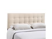 Lily Queen Fabric Headboard in Ivory