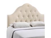 Sovereign Queen Fabric Headboard in Ivory