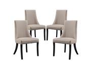 Reverie Dining Side Chair Set of 4 in Beige