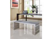 Large Gridiron Stainless Steel Bench