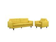 Empress Armchair and Sofa Set of 2 in Sunny