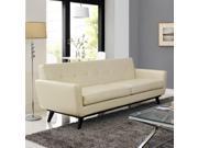 Engage Bonded Leather Sofa in Beige