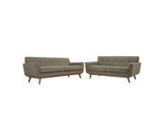 Engage Loveseat and Sofa Set of 2 in Oat