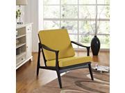 Pace Armchair in Black Yellow
