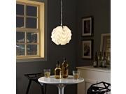 Billow Chandelier in White