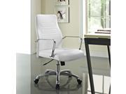 Depict Mid Back Aluminum Office Chair in White