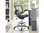 Edge Drafting Chair in Gray