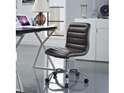 Ripple Mid Back Office Chair in Brown