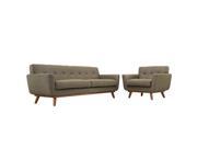 Engage Armchair and Sofa Set of 2 in Oatmeal