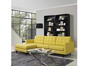 Empress Left Arm Sectional Sofa in Sunny