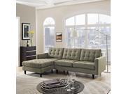 Empress Left Arm Sectional Sofa in Oatmeal