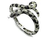Snake Bangle Cuff Bracelet in AAA Grade Multi Color Cubic Zirconia