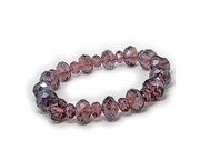 Crystal Stretch Bracelet in Purple