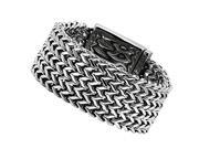 Men s Stainless Steel Multi Strand Wheat Fashion Heavy Chain Bracelet 7.75?
