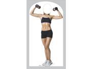 Muscle Woman Stand In Lifesized Standup