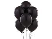 12 Black Balloons