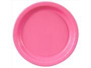 7 Hot Pink Paper Plates