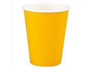 12oz Yellow Paper Cup