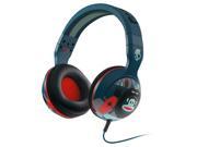 Skullcandy Hesh 2 Paul Frank Navy Red Classic Headphones with Inline Mic and Remote for Apple S6HSFZ 330