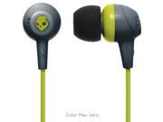 Skullcandy Jib Gray Hot Lime In ear Headphones S2DUFZ 385