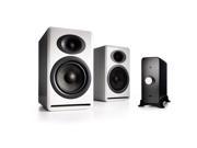 Audioengine P4 Passive Speakers and N22 Desktop Audio System White