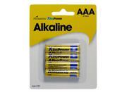 ProMaster XtraPower AAA 4 Pack Alkaline Batteries