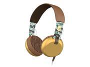 Skullcandy Grind Scout Camo Brown Gold On Ear Headphones S5GRHT 492
