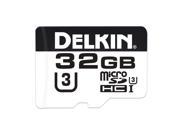 Delkin Devices DDMSD66032G2 32GB MicroSDHC UHS I Class 3 Memory Card
