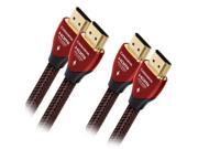 AudioQuest Cinnamon 3m 9.84 ft. Black Red HDMI Cable Pr