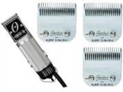 Silver Oster Classic 76 Hair Clipper with 3 Blades 000 1 0a Combo Package Deal NEW