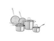 KitchenAid Stainless Steel 8 Piece Cookware Pots and Pans Set KCSS08LS