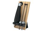 Cuisinart CEK 40 Electric Knife Stainless Steel Blades Wood Block Storage Tray