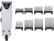 Oster Professional Brushed Aluminum Color Fast Feed Clipper Free 8 pc Comb Set