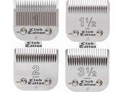 Oster Limited Edition Club Tattoo 4 Pack Detachable Clipper Blades